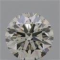 Natural Diamond 0.61 Carats, Round with Very Good Cut, K Color, VS2 Clarity and Certified by GIA