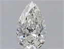 Natural Diamond 0.71 Carats, Pear with  Cut, H Color, VS1 Clarity and Certified by GIA