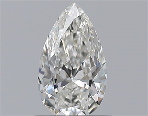 Picture of Natural Diamond 0.71 Carats, Pear with  Cut, H Color, VS1 Clarity and Certified by GIA