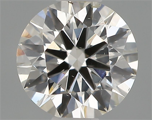 Picture of Natural Diamond 0.40 Carats, Round with Excellent Cut, H Color, SI1 Clarity and Certified by IGI