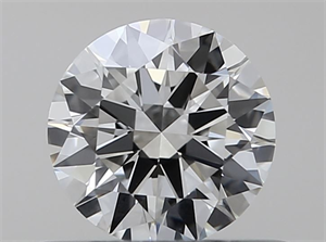 Picture of Natural Diamond 0.40 Carats, Round with Excellent Cut, I Color, VVS1 Clarity and Certified by GIA