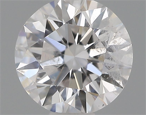 Picture of Natural Diamond 0.40 Carats, Round with Excellent Cut, D Color, I1 Clarity and Certified by GIA