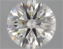 Natural Diamond 3.03 Carats, Round with Excellent Cut, I Color, SI1 Clarity and Certified by GIA