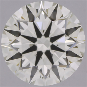 Picture of Natural Diamond 0.41 Carats, Round with Excellent Cut, K Color, IF Clarity and Certified by GIA