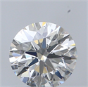 Natural Diamond 0.47 Carats, Round with Excellent Cut, I Color, SI1 Clarity and Certified by GIA