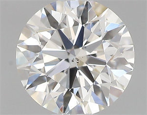 Picture of Natural Diamond 0.42 Carats, Round with Excellent Cut, G Color, SI1 Clarity and Certified by GIA