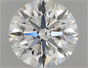 Natural Diamond 0.55 Carats, Round with Excellent Cut, I Color, SI1 Clarity and Certified by GIA