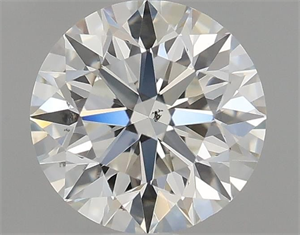 Picture of Natural Diamond 0.55 Carats, Round with Excellent Cut, I Color, SI1 Clarity and Certified by GIA