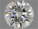 Natural Diamond 0.50 Carats, Round with Excellent Cut, J Color, VVS1 Clarity and Certified by GIA