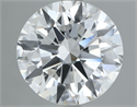 Natural Diamond 3.02 Carats, Round with Excellent Cut, E Color, VS2 Clarity and Certified by GIA