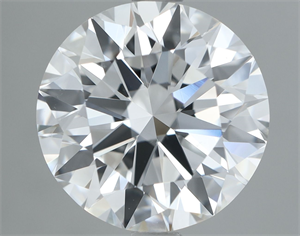 Picture of Natural Diamond 3.02 Carats, Round with Excellent Cut, E Color, VS2 Clarity and Certified by GIA