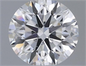 Natural Diamond 0.40 Carats, Round with Excellent Cut, F Color, SI2 Clarity and Certified by GIA