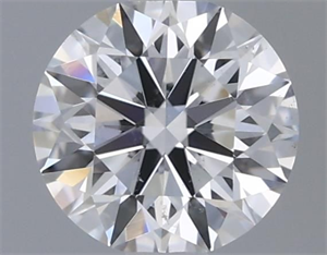 Picture of Natural Diamond 0.40 Carats, Round with Excellent Cut, F Color, SI2 Clarity and Certified by GIA