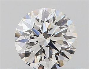 Picture of Natural Diamond 0.40 Carats, Round with Excellent Cut, G Color, VS2 Clarity and Certified by GIA