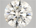 Natural Diamond 5.02 Carats, Round with Excellent Cut, J Color, VS1 Clarity and Certified by IGI