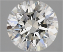 Natural Diamond 2.01 Carats, Round with Excellent Cut, H Color, IF Clarity and Certified by GIA