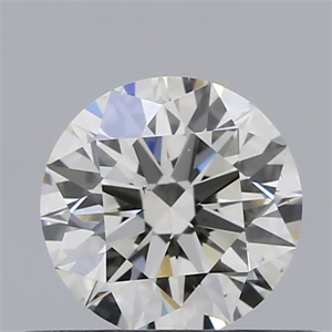 Picture of Natural Diamond 0.42 Carats, Round with Excellent Cut, I Color, SI1 Clarity and Certified by GIA