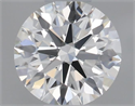 Natural Diamond 0.40 Carats, Round with Excellent Cut, J Color, VVS2 Clarity and Certified by GIA