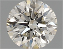 Natural Diamond 0.41 Carats, Round with Excellent Cut, I Color, VS1 Clarity and Certified by IGI