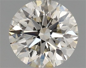 Picture of Natural Diamond 0.41 Carats, Round with Excellent Cut, I Color, VS1 Clarity and Certified by IGI