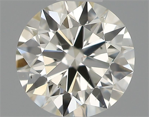 Picture of Natural Diamond 0.40 Carats, Round with Excellent Cut, I Color, VS2 Clarity and Certified by IGI