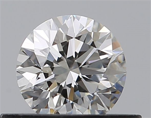 Picture of Natural Diamond 0.40 Carats, Round with Excellent Cut, I Color, IF Clarity and Certified by GIA