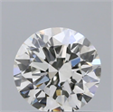 Natural Diamond 0.50 Carats, Round with Very Good Cut, I Color, VS2 Clarity and Certified by GIA