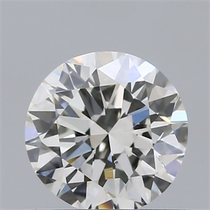 Picture of Natural Diamond 0.50 Carats, Round with Very Good Cut, I Color, VS2 Clarity and Certified by GIA