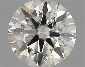 Picture of Natural Diamond 0.50 Carats, Round with Excellent Cut, I Color, SI2 Clarity and Certified by IGI