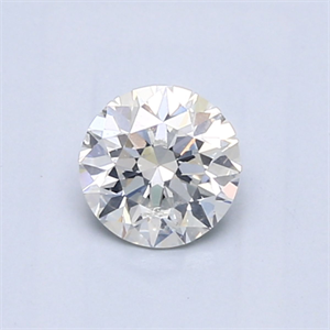 Picture of Natural Diamond 0.60 Carats, Round with Good Cut, H Color, I1 Clarity and Certified by GIA