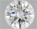 Natural Diamond 0.40 Carats, Round with Excellent Cut, G Color, VVS1 Clarity and Certified by GIA