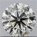 Natural Diamond 0.50 Carats, Round with Very Good Cut, G Color, SI2 Clarity and Certified by GIA