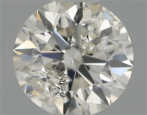 Picture of Natural Diamond 0.40 Carats, Round with Excellent Cut, I Color, I1 Clarity and Certified by IGI