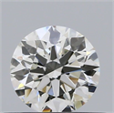 Natural Diamond 0.40 Carats, Round with Excellent Cut, I Color, VS1 Clarity and Certified by GIA