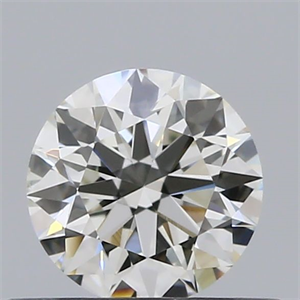 Picture of Natural Diamond 0.40 Carats, Round with Excellent Cut, I Color, VS1 Clarity and Certified by GIA