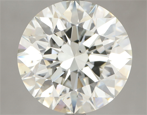 Picture of Natural Diamond 6.01 Carats, Round with Excellent Cut, K Color, VS2 Clarity and Certified by GIA