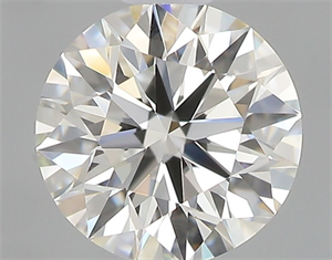 Picture of Natural Diamond 0.43 Carats, Round with Excellent Cut, I Color, IF Clarity and Certified by GIA