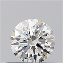 Natural Diamond 0.42 Carats, Round with Excellent Cut, G Color, IF Clarity and Certified by GIA