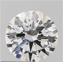 Natural Diamond 0.42 Carats, Round with Excellent Cut, D Color, VS2 Clarity and Certified by GIA