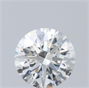 Natural Diamond 0.60 Carats, Round with Excellent Cut, I Color, SI1 Clarity and Certified by GIA