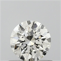 Natural Diamond 0.56 Carats, Round with Excellent Cut, J Color, SI1 Clarity and Certified by GIA