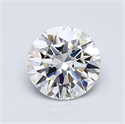 Natural Diamond 0.99 Carats, Round with Excellent Cut, D Color, FL Clarity and Certified by GIA