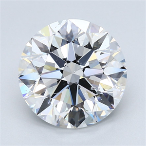 Picture of Natural Diamond 5.19 Carats, Round with Excellent Cut, D Color, SI2 Clarity and Certified by GIA