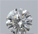 Natural Diamond 0.40 Carats, Round with Excellent Cut, H Color, VVS2 Clarity and Certified by IGI