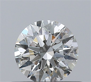 Picture of Natural Diamond 0.40 Carats, Round with Excellent Cut, H Color, VVS2 Clarity and Certified by IGI