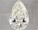 Natural Diamond 3.00 Carats, Pear with  Cut, I Color, VS1 Clarity and Certified by IGI