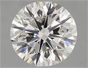 Natural Diamond 2.01 Carats, Round with Excellent Cut, H Color, VVS2 Clarity and Certified by GIA