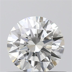 Picture of Natural Diamond 0.44 Carats, Round with Excellent Cut, H Color, VVS1 Clarity and Certified by GIA