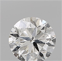 Natural Diamond 0.50 Carats, Round with Good Cut, H Color, I1 Clarity and Certified by GIA