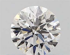 Picture of Natural Diamond 0.41 Carats, Round with Excellent Cut, I Color, VVS1 Clarity and Certified by GIA